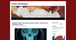 Desktop Screenshot of ofdiceanddragons.com